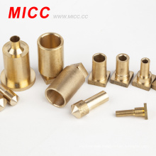 MICC brass thermocouple tips/Pot